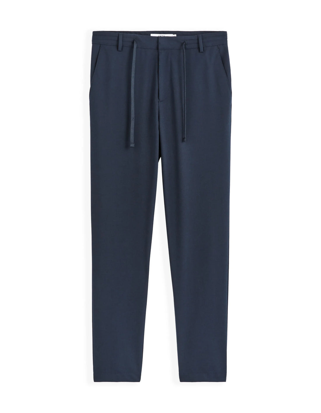 Celio_Marine_24H Slim Stretch 7/8 Pants_COSMART2L_MARINE_01