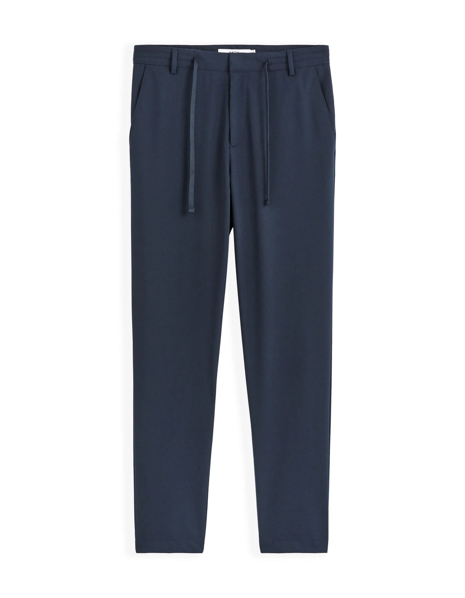 Celio_Marine_24H Slim Stretch 7/8 Pants_COSMART2L_MARINE_01