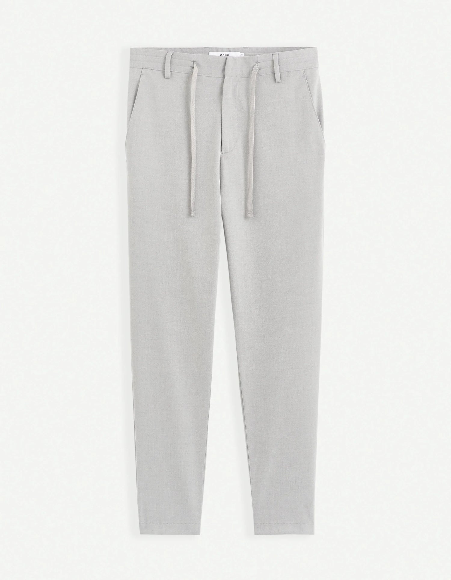 Celio_Grey_24H Slim Stretch 7/8 Pants_COSMART_GREY_07