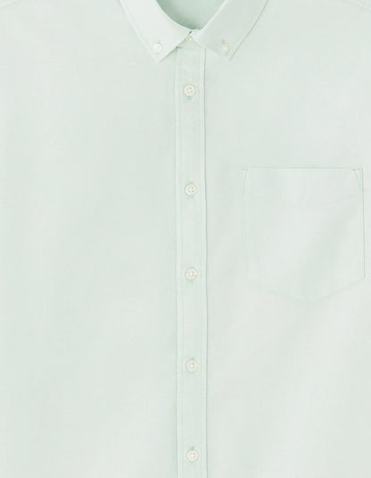 Celio_Mint_Regular Oxford Shirt 100% Cotton_DAXFORDMC_MINT_05