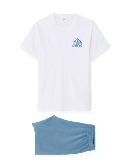 Celio_Grey Blue_100% Cotton Long Pajamas_LIPYSHINE_GREY BLUE_06