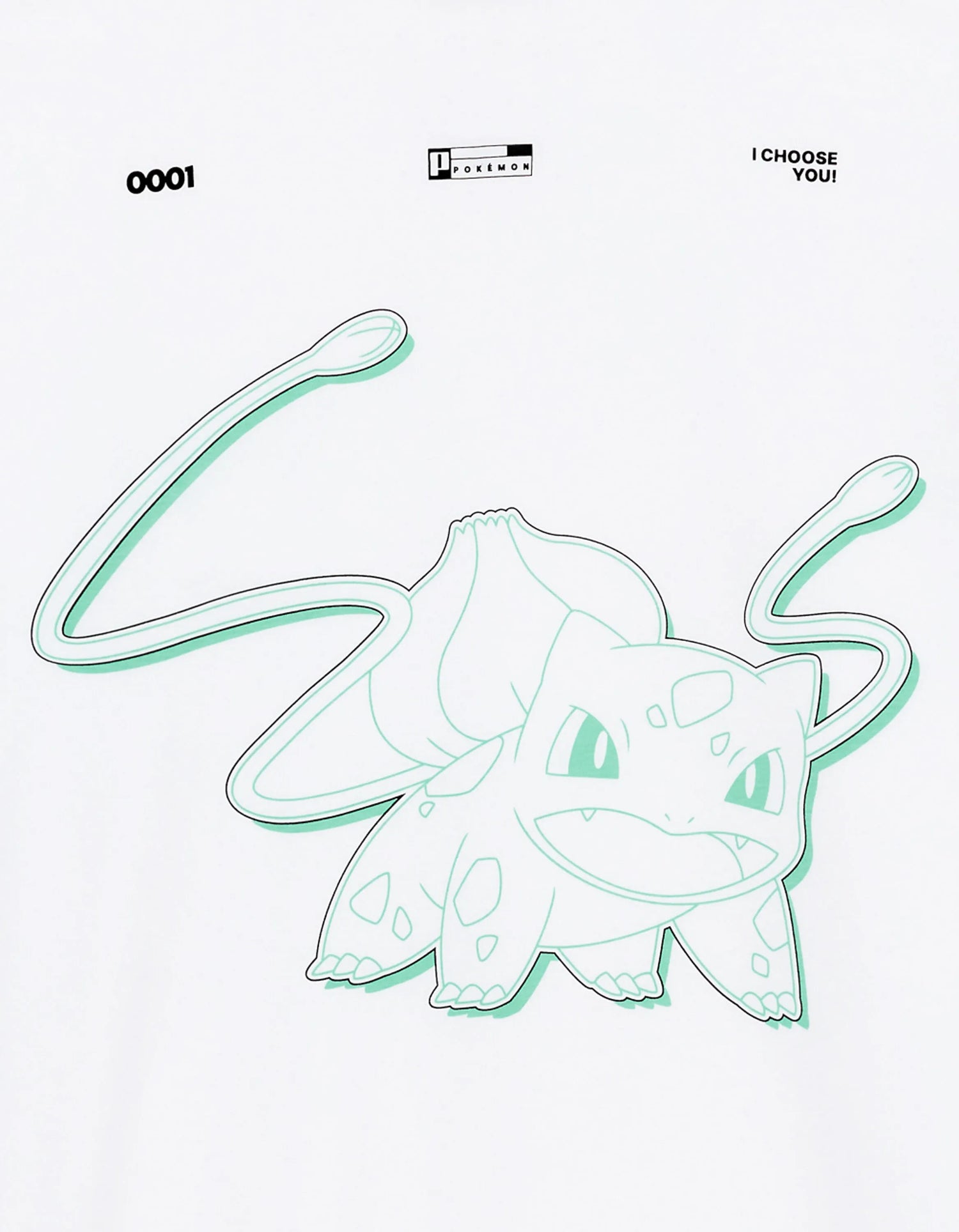 Celio_Blanc1_PokŽmon Bulbasaur T-Shirt_LMEPOKE0_BLANC1_08