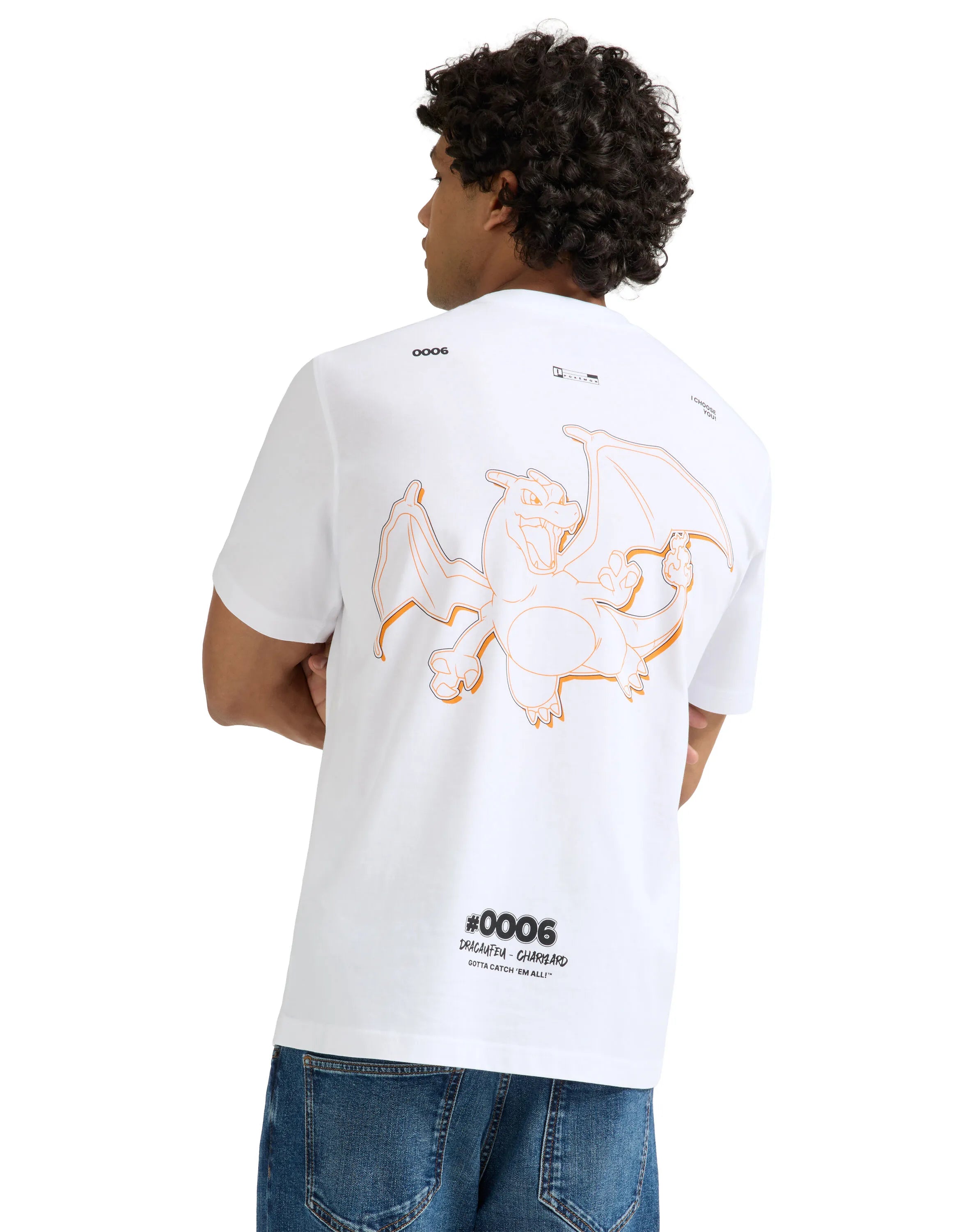 Celio_Blanc6_PokŽmon Charizard T-Shirt_LMEPOKE0_BLANC6_03