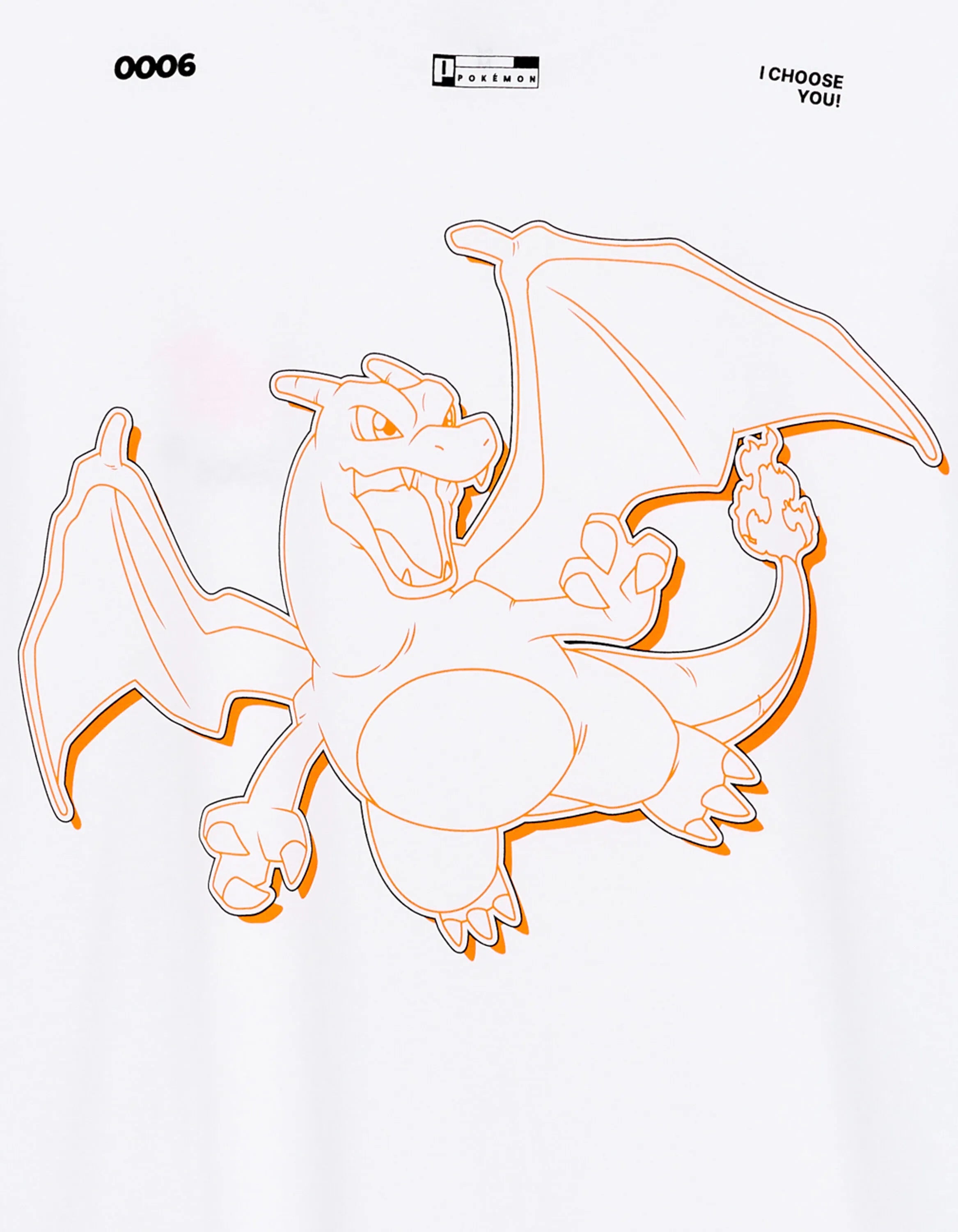 Celio_Blanc6_PokŽmon Charizard T-Shirt_LMEPOKE0_BLANC6_07