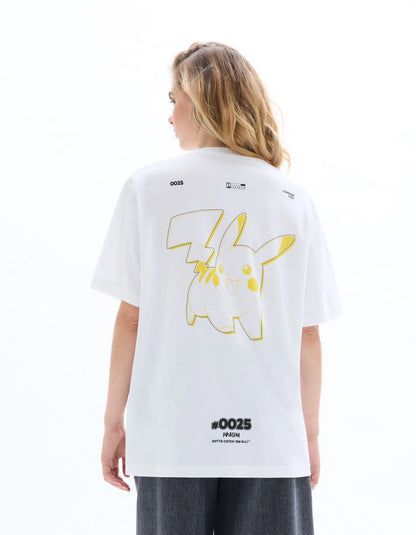 Celio_Blanc5_PokŽmon Pikachu T-Shirt_LMEPOKE2_BLANC5_05