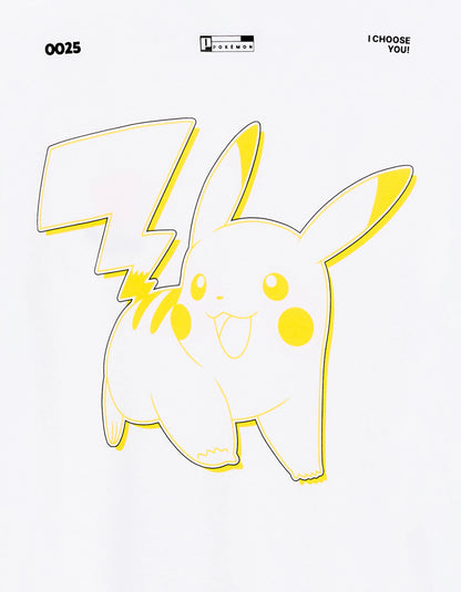 Celio_Blanc5_PokŽmon Pikachu T-Shirt_LMEPOKE2_BLANC5_07