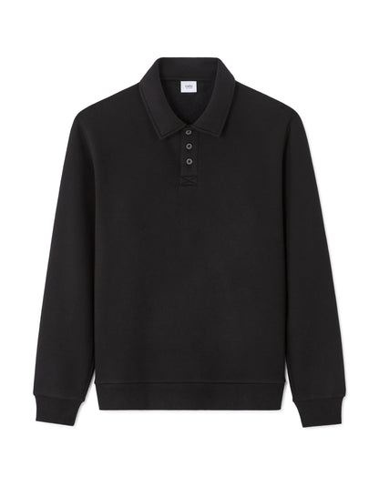 Celio_Black_Regular Polo Neck Sweatshirt_MEPLO_BLACK_07
