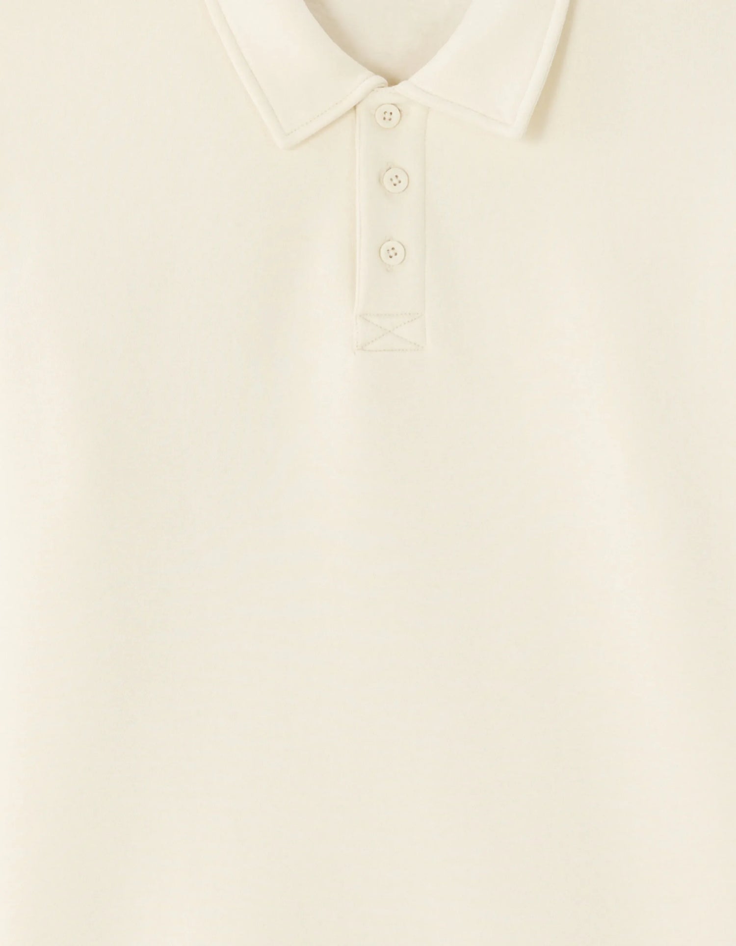 Celio_Ecru_Regular Polo Collar Sweatshirt_MEPLO_ECRU_05