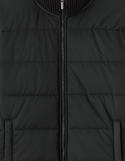 Celio_Black_100% Cotton Milano Knit Jacket_MERGUS_BLACK_05