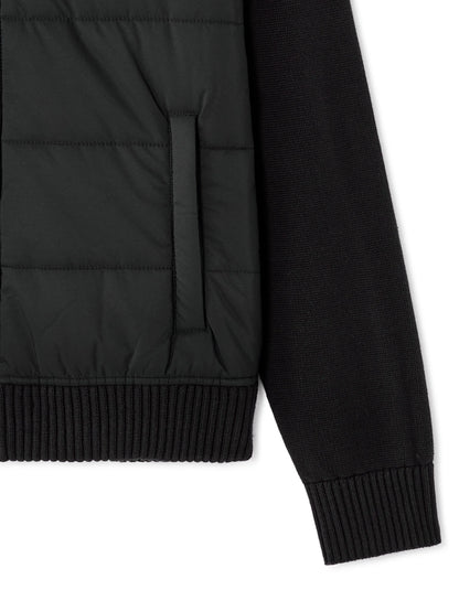 Celio_Black_100% Cotton Milano Knit Jacket_MERGUS_BLACK_06