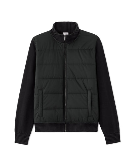 Celio_Black_100% Cotton Milano Knit Jacket_MERGUS_BLACK_07