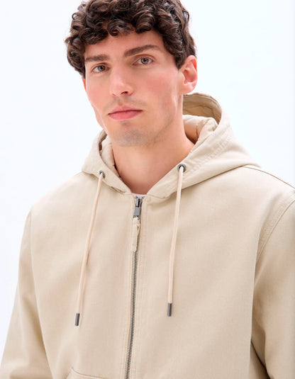 Celio_Beige_Hooded Jacket_MULEAG2_BEIGE_04