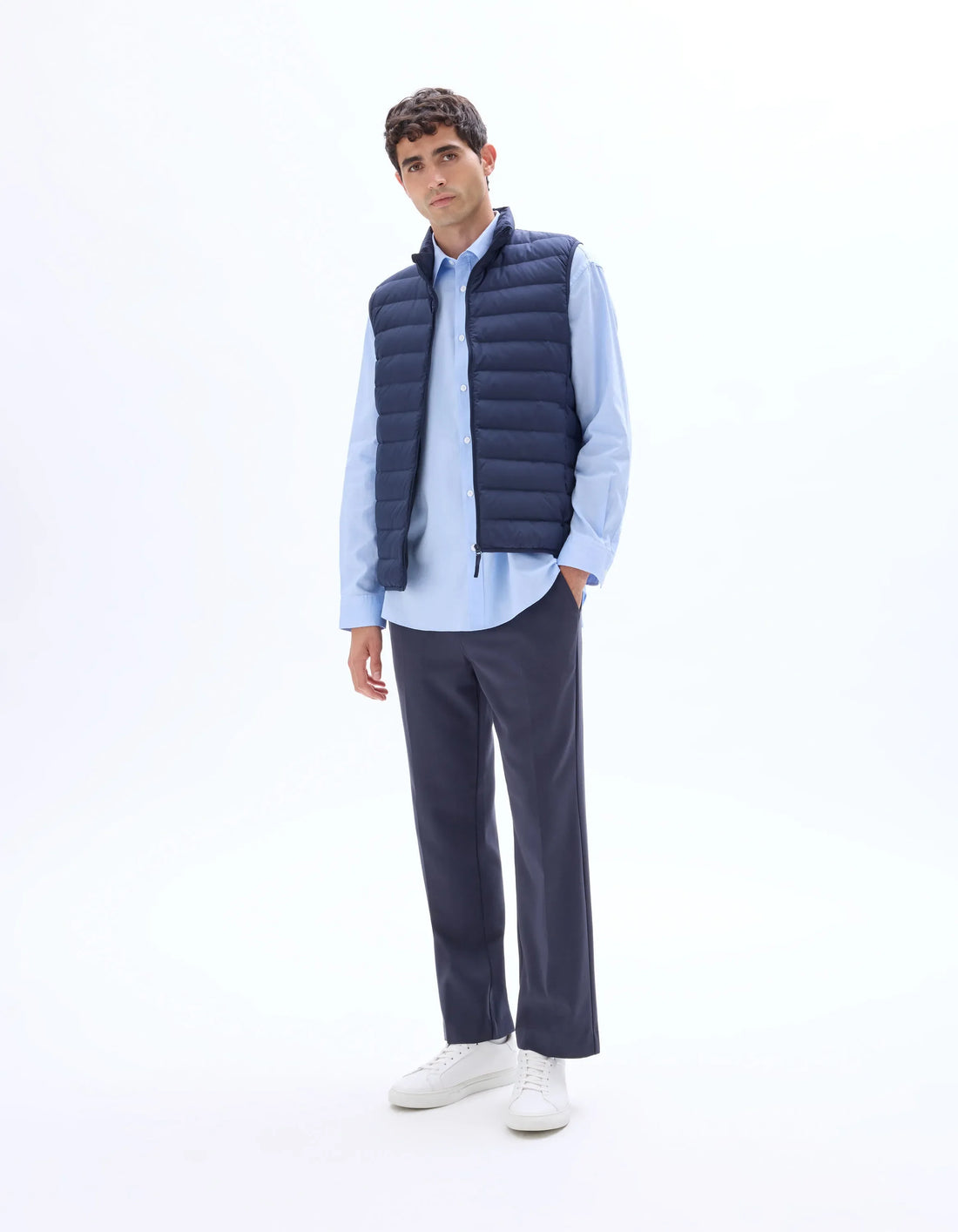 Celio_Navy_Lightweight Sleeveless Down Jacket_MULIGHTSL_NAVY_01