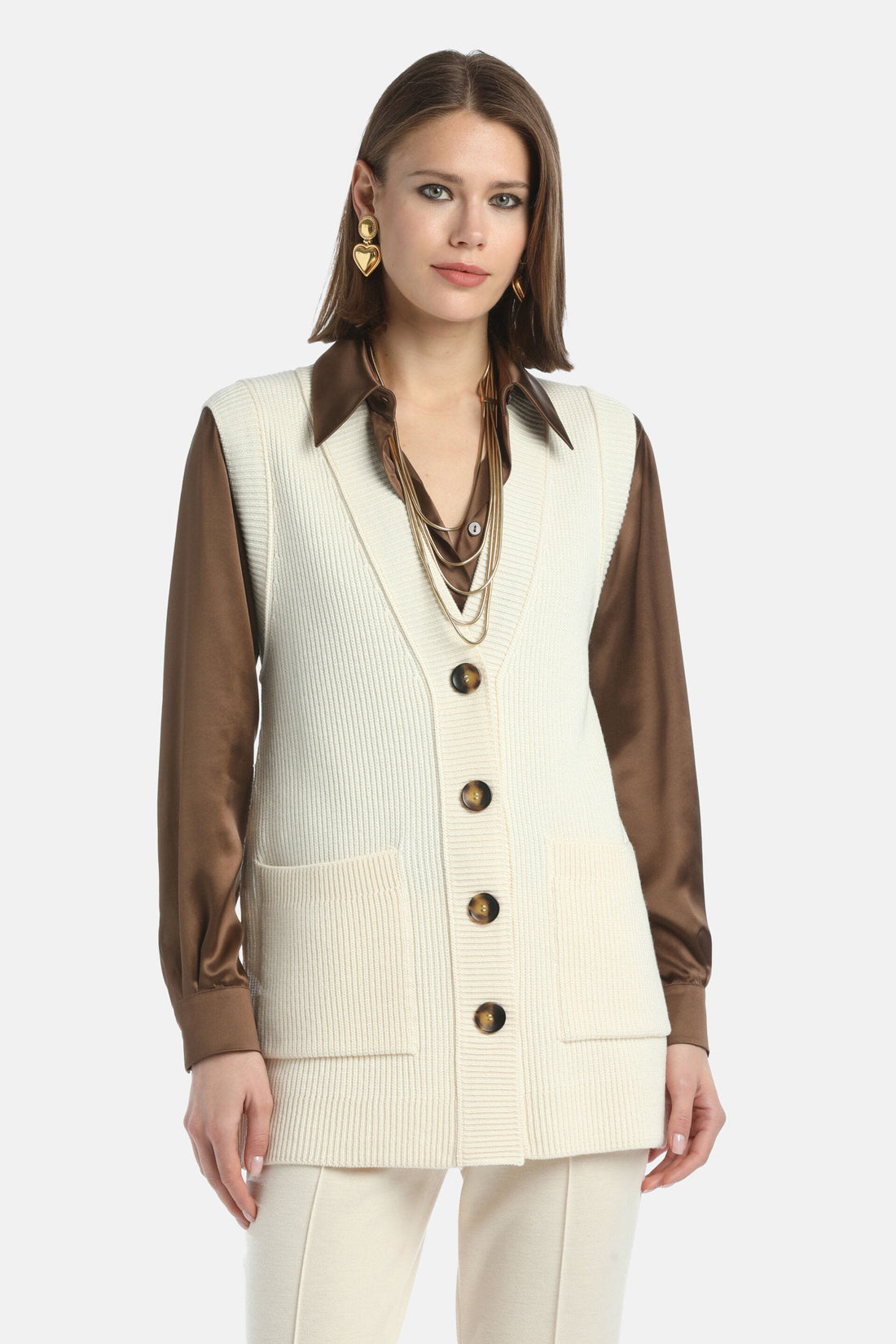 Luisa Spagnoli_Murena - Sleeveless Cardigan_MURENA_0202_01