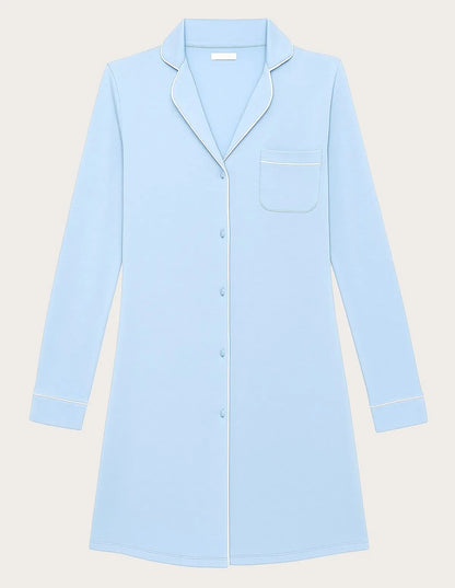Yamamay_Baby Blue_Buttoned Nightdress with Tencelª Modal Ð Daily Modal_PCCD183003_032_05