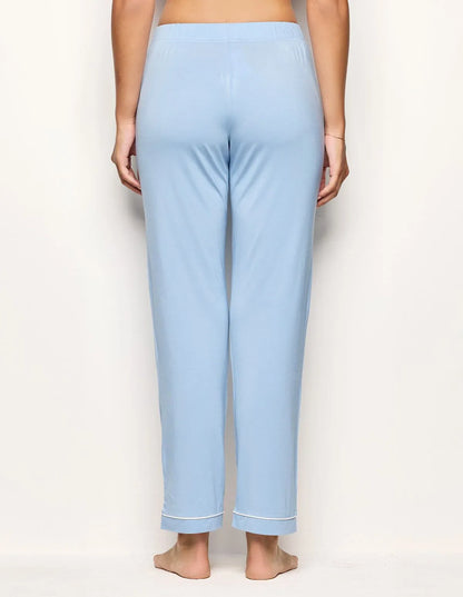 Yamamay_Baby Blue_Long Pajama Trousers with Tencelª Modal Ð Daily Modal_PPBD183003_032_03