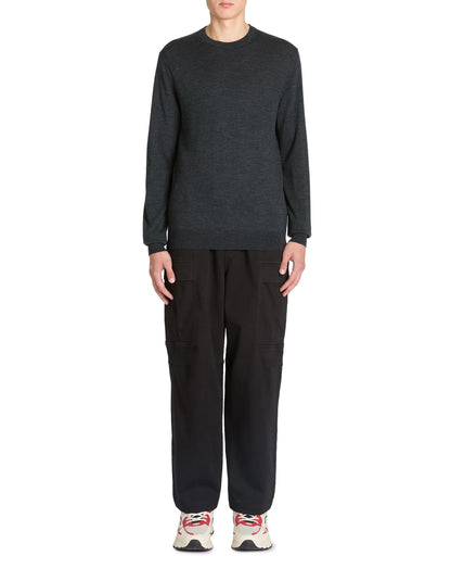 Celio_Anthra Mel_100% Merino Wool Crew Neck Sweater_SEMERIROND_ANTHRA MEL_01